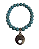 Pulseira de Pedras Naturais H'oponopono - Howlita Azul - Imagem 3