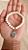 Pulseira de Pedras Naturais Ho'ponopono - Howlita Branca - Imagem 2