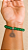 Pulseira de Pedras Naturais Flor de Lotus - Quartzo Verde - Imagem 1