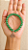 Pulseira de Pedras Naturais Flor de Lotus - Quartzo Verde - Imagem 2