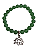 Pulseira de Pedras Naturais Flor de Lotus - Quartzo Verde - Imagem 3