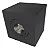 Spot Sobrepor Quadrado G1116/1 Pt Aluminio Golight Mr16 S/lampada - Imagem 2