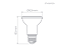 Lâmpada Led Stella Par20 Eco 5,5w E27 Bivolt 2700k Branco Quente - Imagem 3
