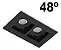 Spot de Embutir Picco 4892-ma-s-pm 5w 2700k 48º Preto Interlight - Imagem 1