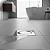 Ralo Click Inox Quadrado 10x10cm Cromado Nova Orion - Imagem 5