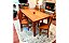 Mesa De Jantar 1,40 X 0,80 + 6 Cadeiras Madeira Peroba Rosa - Imagem 4