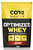 whey optimized core nutrition 900g morango - Imagem 1