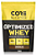 whey optimized core nutrition 900g chocolate - Imagem 1