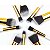 KIT PINCEL P/ MAQUIAGEM PARA ESFUMAR CONTORNO KABUKI 10 PCS - Imagem 1
