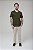 CAMISETA SLIM DECOTE V EM MALHA - Imagem 2