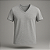 CAMISETA SLIM DECOTE V EM MALHA - Imagem 8