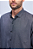 CAMISA SLIM COLARINHO CURTO EM TECIDO MESCLA - Imagem 1