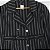 Blazer preto listrado M - Imagem 3