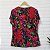 Blusa vermelha floral GG - Imagem 4
