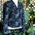 Blazer preto floral veludo cotelê P - Imagem 4
