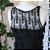 Vestido preto rendas PP - Imagem 2