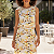 Vestido estampado macramê P - Imagem 1