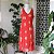 Vestido vermelho estampado M - Imagem 2