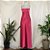 Vestido festa cetim rose P - Imagem 2