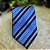 Gravata azul listrada Aduana - Imagem 2