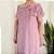 Vestido rosa chiffon de seda G - Imagem 2