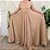 Vestido festa bege nude M/G - Imagem 1