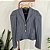 Blazer cinza risca de giz M - Imagem 2