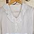 Camisa branca babados M - Imagem 4