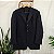 Blazer preto risca de giz G - Imagem 2