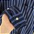 Camisa azul listrada M/G - Imagem 4