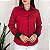 Camisa vermelha poá M - Imagem 1