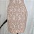 Vestido bege rendado PP - Imagem 3