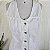Vestido branco vintage jeans P - Imagem 6