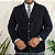 Blazer preto veludo cotelê G - Imagem 1