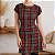 Vestido vermelho xadrez P - Imagem 1