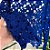 Blusa azul renda guipir M - Imagem 5