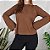 Blusa marrom suede - Imagem 4