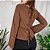 Blusa marrom suede - Imagem 2
