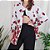 Cardigan algodão floral G - Imagem 5