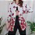 Cardigan algodão floral G - Imagem 1