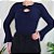 Blusa azul canelada - Imagem 3