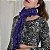 Cachecol roxo pompom - Imagem 3