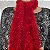 Cachecol vermelho felpudo - Imagem 3