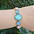 Pulseira colorida folheada - Imagem 1