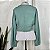 Blusa verde romântica M - Imagem 6