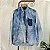 Camisa jeans marmorizado P - Imagem 2