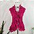 Blusa plissada magenta P/M - Imagem 2