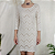 Vestido off white rendado PP - Imagem 1