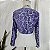 Bolero vintage 80's veludo devoré PP/P - Imagem 2