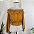Blusa mostarda ciganinha P/M - Imagem 2